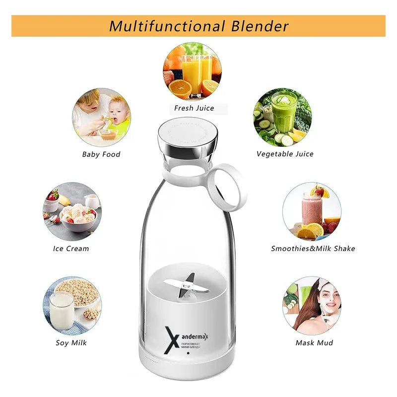 Draagbare Elektrische Blender – Smoothie Maker & Fruitmixer